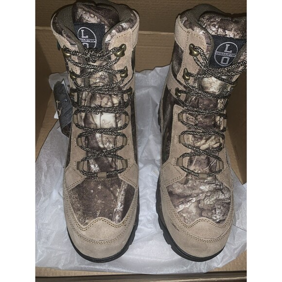 Lincoln Outfitter Mens Size 9 Wide Boots Grizzly Leather Camo Nylon Real‎ tree main image 7
